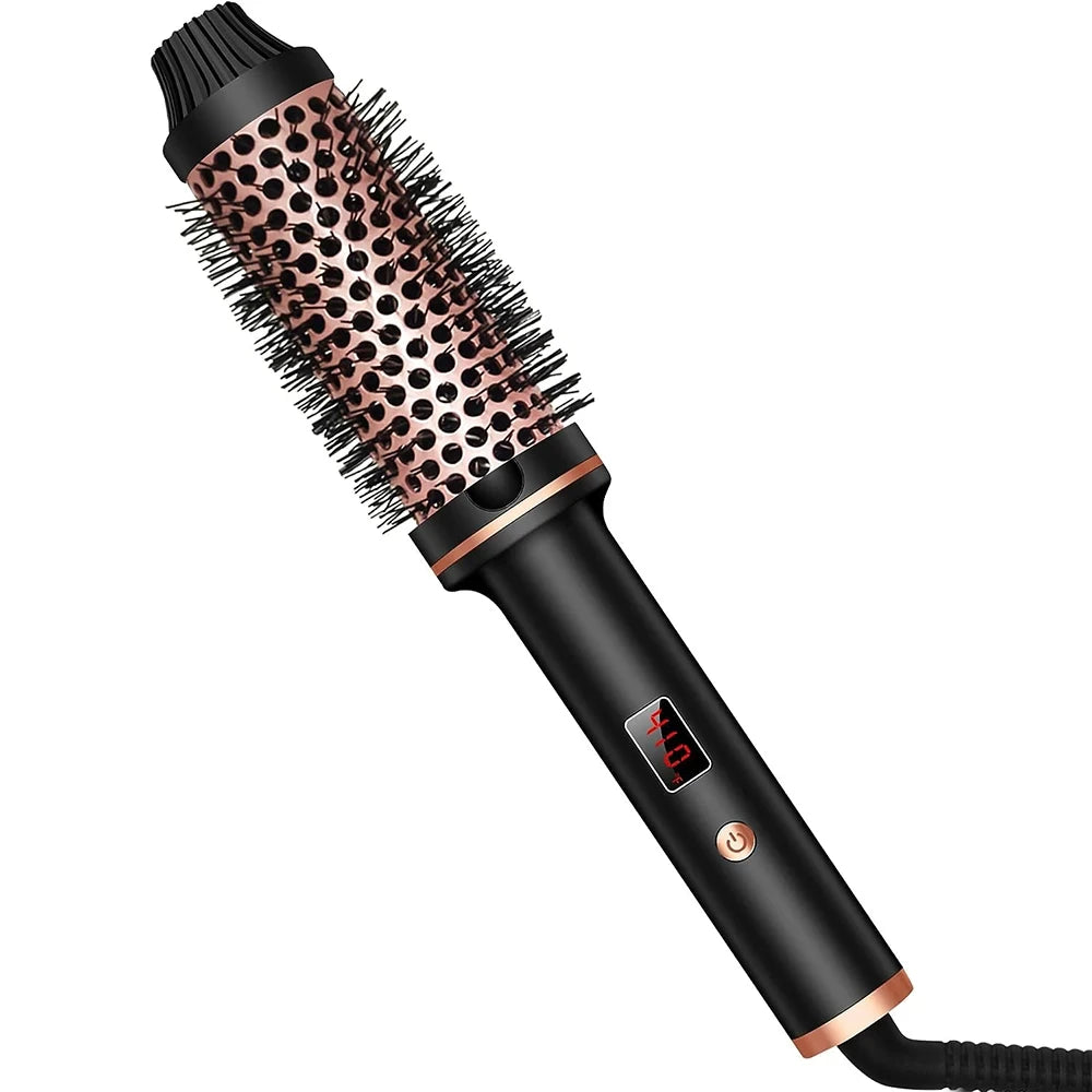 Hair Curler Straightener Electric Hair Brushes Hot Comb Professional Curling Iron Heated Anti-Scald Thermal Brush