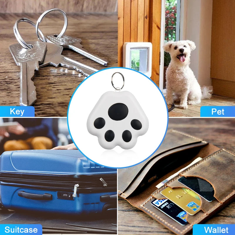 Mini GPS Tracker Key Kids Bag Finder Dog Cat Pet Locator Smart Bluetooth Tracker Device Anti-lost Reminder for IOS/ Android