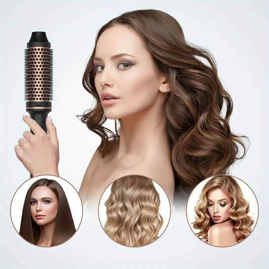 Hair Curler Straightener Electric Hair Brushes Hot Comb Professional Curling Iron Heated Anti-Scald Thermal Brush