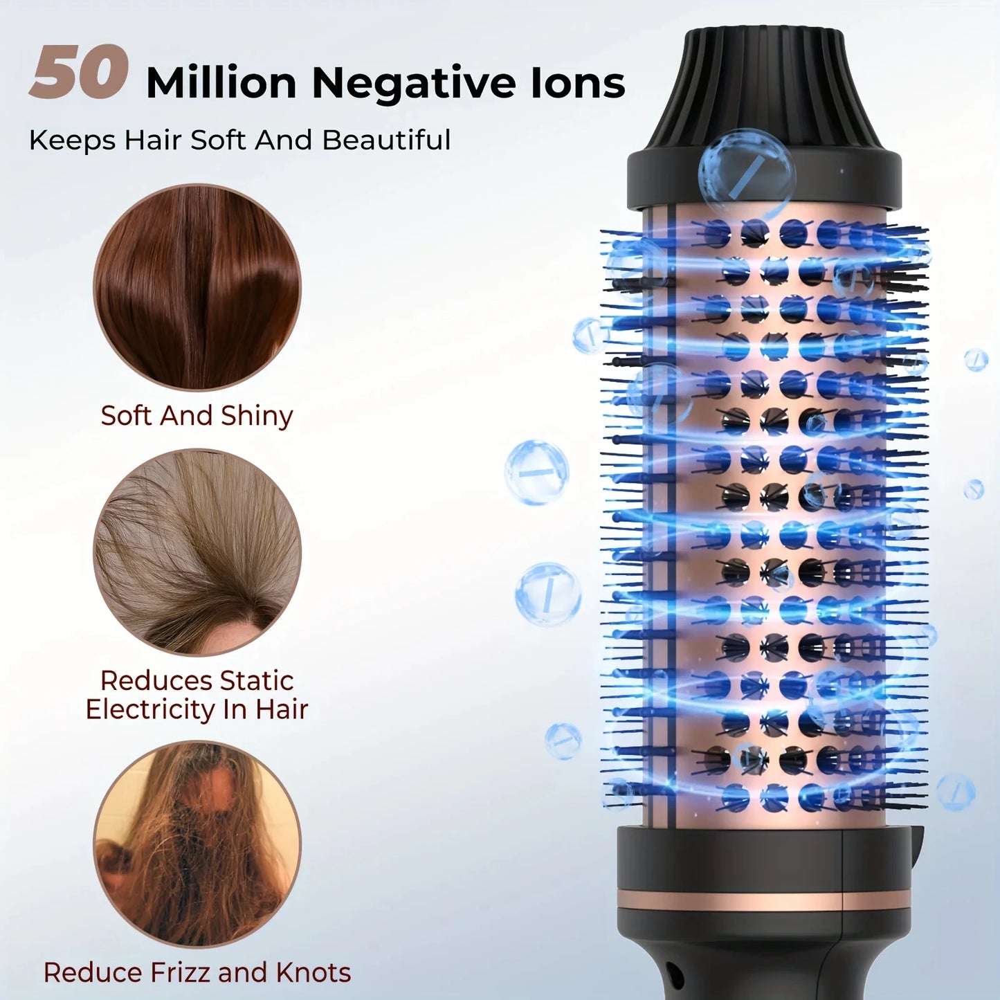 Hair Curler Straightener Electric Hair Brushes Hot Comb Professional Curling Iron Heated Anti-Scald Thermal Brush