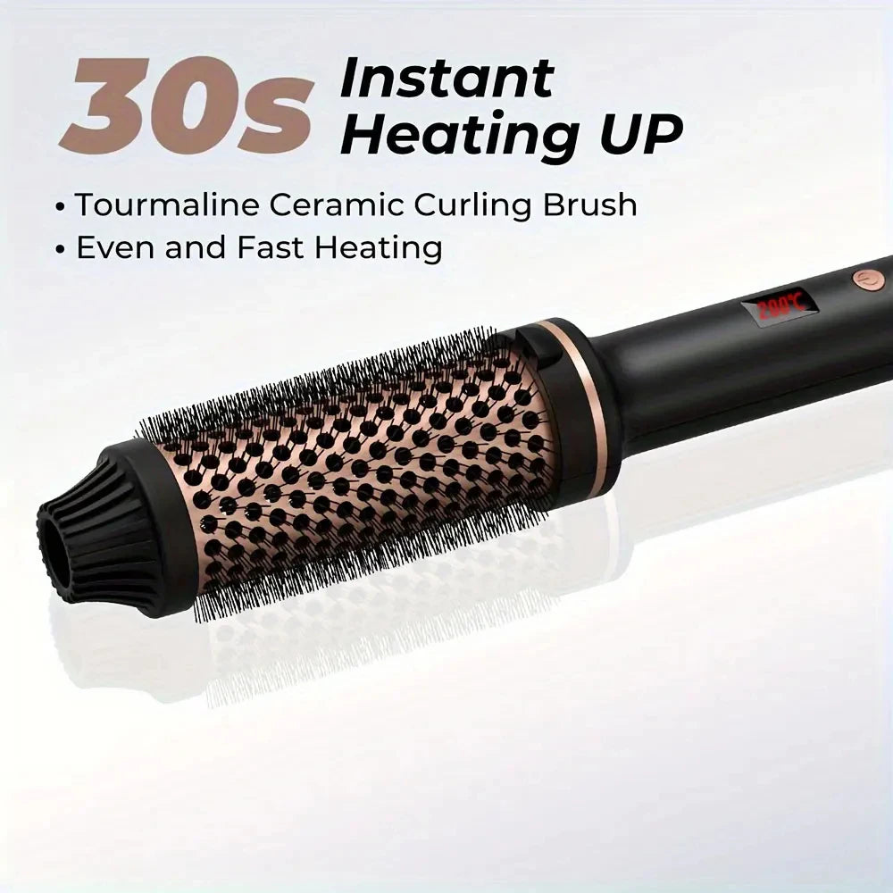 Hair Curler Straightener Electric Hair Brushes Hot Comb Professional Curling Iron Heated Anti-Scald Thermal Brush