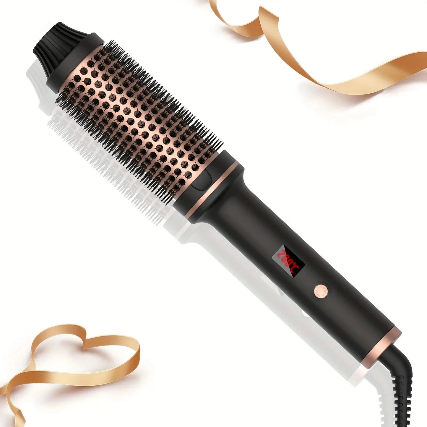 Hair Curler Straightener Electric Hair Brushes Hot Comb Professional Curling Iron Heated Anti-Scald Thermal Brush
