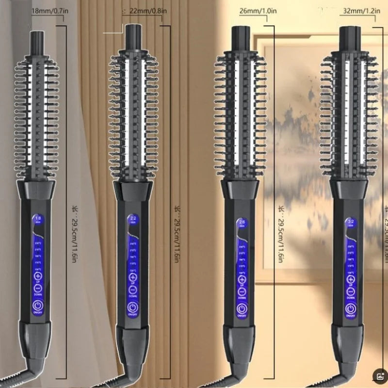 Professional Ceramic Hair Brush Curler Electric Hair brush Comb Hair Curling Roller Hair Curling Iron